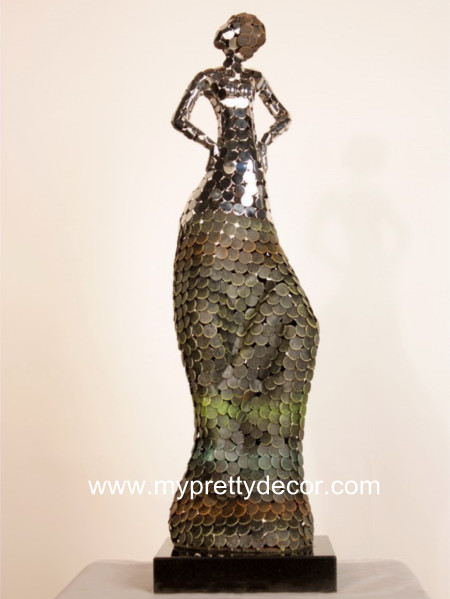 Lady Metal Sculpture