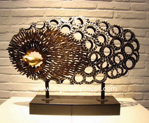 Iron Art Indoor Sculpture