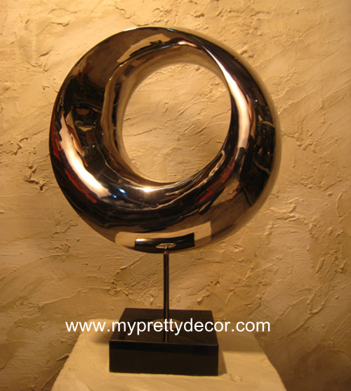 Modern Stainless Steel Sculpture