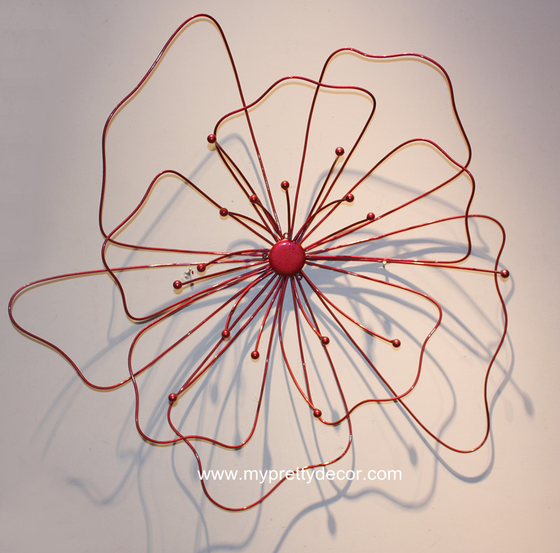 Steel Wire Flower Decor