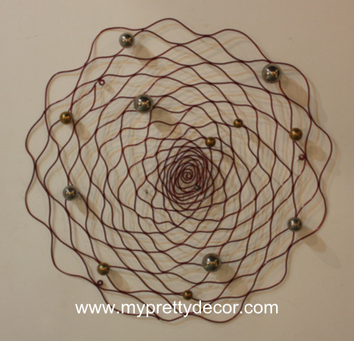 Wall Hanging Steel Flower Sculpture