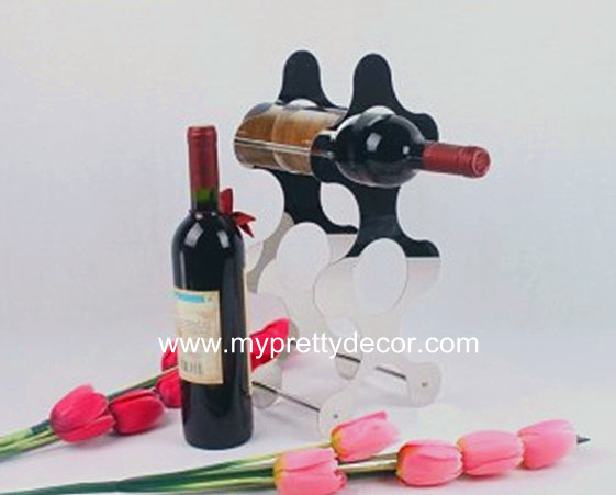 Modern Stainless Steel Wine Rack