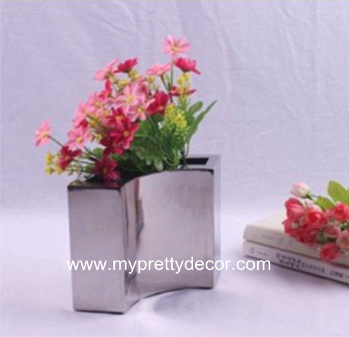 Indoor Stainless Steel Vase