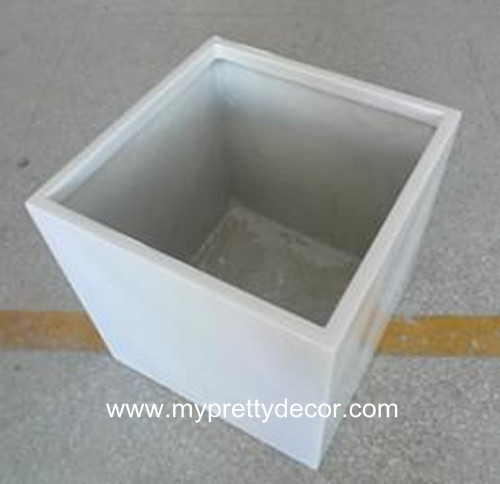 Rectangular Fiberglass Flower Pot