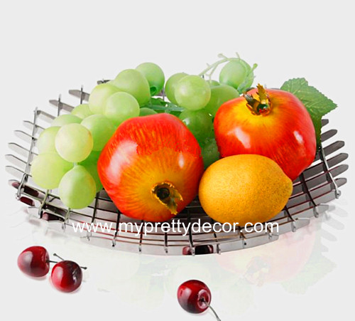 Decorative Stainless Fruit Bowl