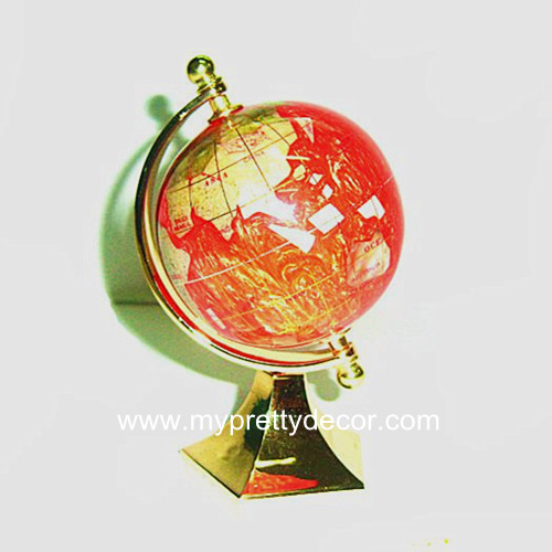 Pentagon Block Metal Globes