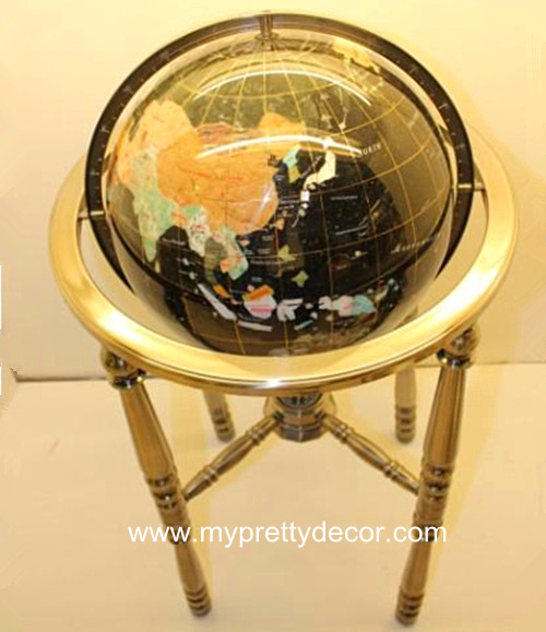 Floor Stand Gemstone Globes