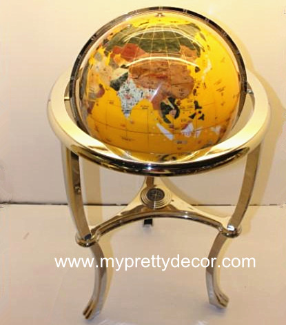 Floor Stand Gemstone Globes