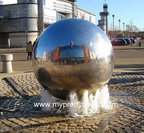 Water Fountain Steel Sphere