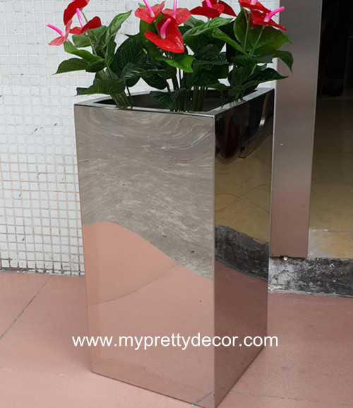 Stainless Steel Pot Window Box