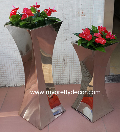 Stainless Steel Pot Window Box