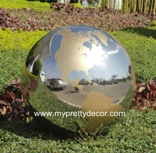 Continent Sandblasted Steel Sphere